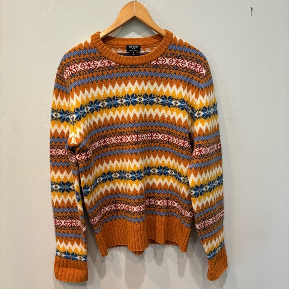 Todd Snyder Sweaters - Todd Snyder Fair Isle Wool Pullover Sweater Women’s Size Medium